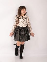 Ensemble jupe noir pour fille