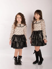 Ensemble jupe noir pour fille